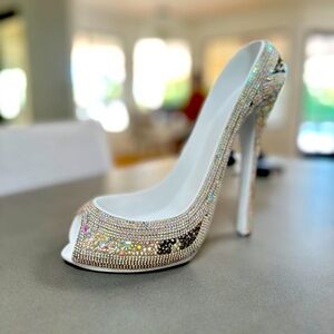 Wine Holder, Blinged Heel